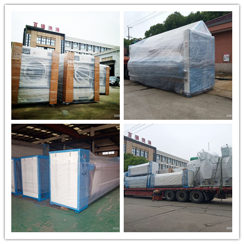 端午節(jié)放假前百強洗滌設(shè)備發(fā)貨忙